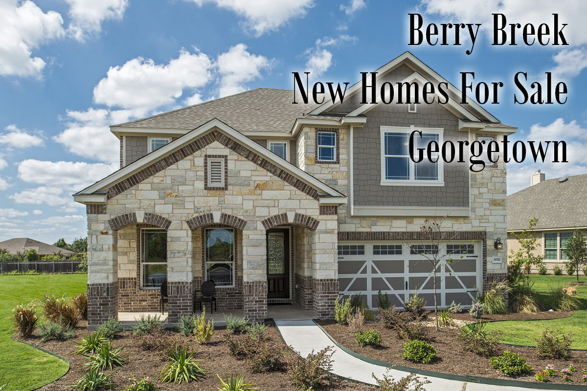 New HOmes in Berry Creek Georgetown 1