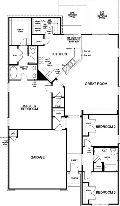 New Homes in Vista Point - Austin TX Plan A-1852