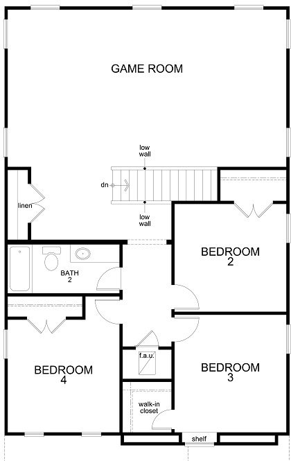 PLAN W-2495 New Homes in Parkside At Harris Branch Austin TX