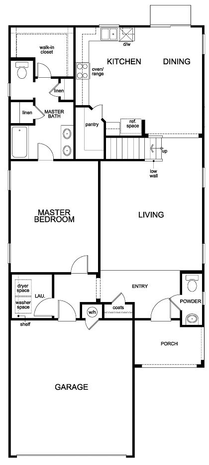 PLAN W-2495 KB Home New Homes in Parkside At Harris Branch Austin TX