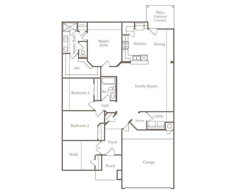 Homes in Addison Community 5508 LOMA ALTA DR floorplan